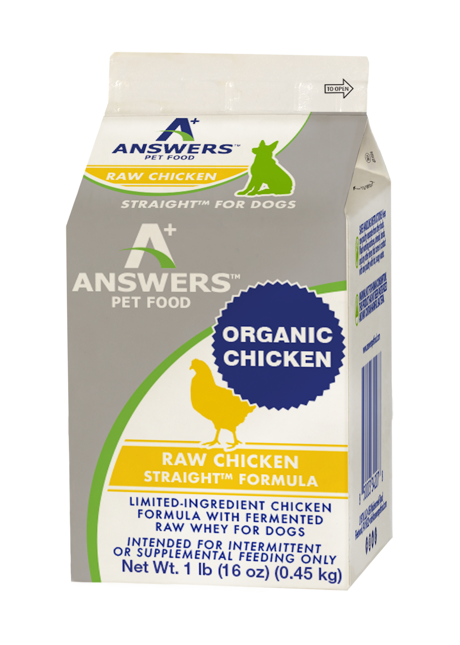 Straight Formula Raw Chicken (1lb)